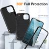 For iPhone 13/14 Phone Case TPU+PC Shockproof Protection Cover with Inner EVA Paper