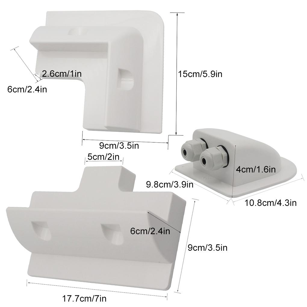 7x 7PCS Solar Panel Corner Mounting Bracket Mounting Fixing Bracket Bracket RV Experience Functional