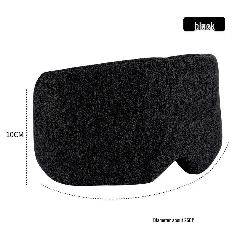 

Breathable Modal Cotton Eye Mask: Light-Blocking, Non-Pressing, Perfect for Travel Black как