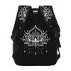 Mandala Lotus Flower Backpack Student Boys Girls BookBag Children School Bag Computer Shoulder Bags for Men Women