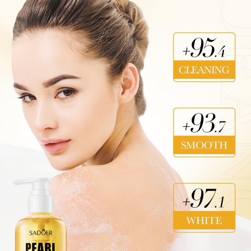 Orange Pearl Body Wash 300ml SADOER Cleansing Fragrance Body Wash