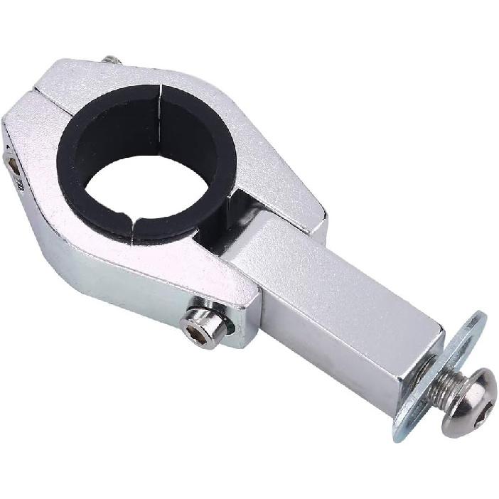 KIMISS Handlebar Clamps, 28mm 1-1/8 Inch Motorcycle Hand Guard Handguards Fat Clamp Mounting Kit Motorbike Component