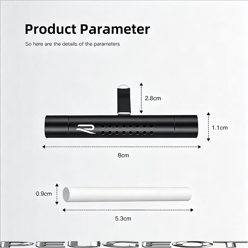 Car Air Freshener Diffuser Aromatherapy Stick Perfume Clip For VW GTI Polo Golf Passat Tiguan Arteon Touareg Taigo Jetta Hub Cap zp9