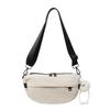 Casual Cloth Bag Small Bag Travel Messenger Bag New Trendy Fashion Versatile Shoulder Bag Women's Solid Color Dumpling Bag