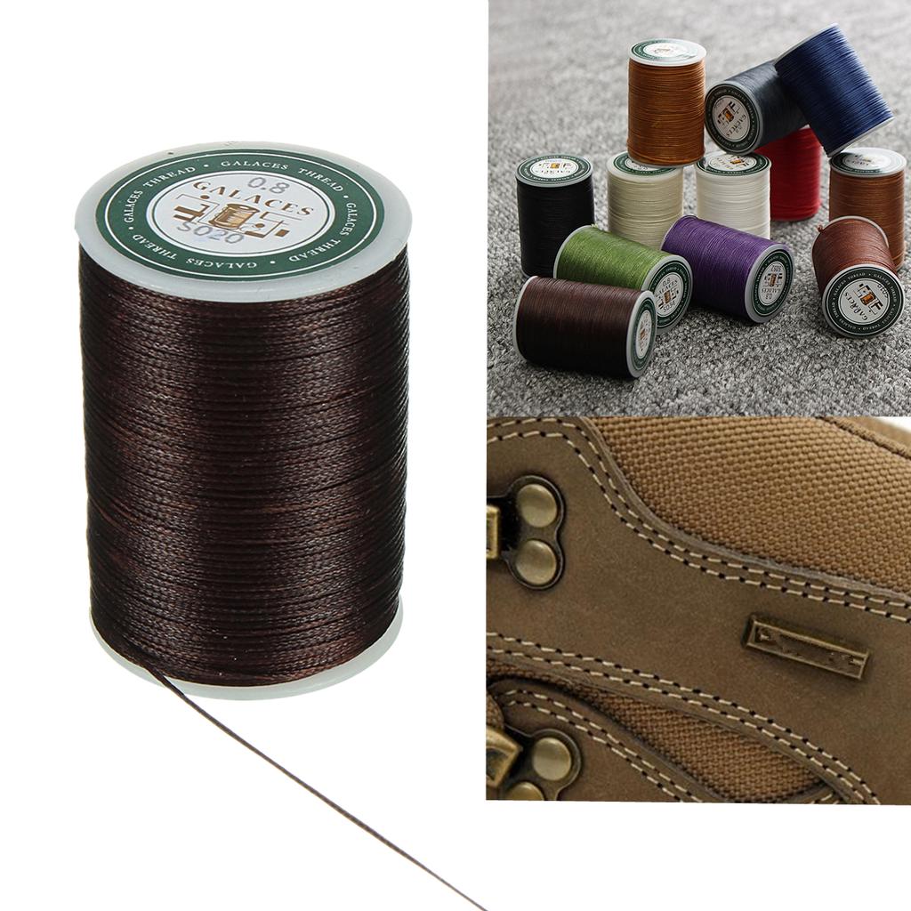 Koupit 1Pc 0.8mm Leather Sewing Waxed Cord 78m/Roll Polyester Handwork ...
