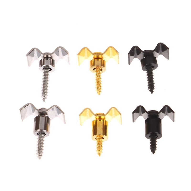 1Set Guitar String Trees Retainers Electric Guitar With Screw String Guides Gold/Silver/Black Choose Guitar Accessories