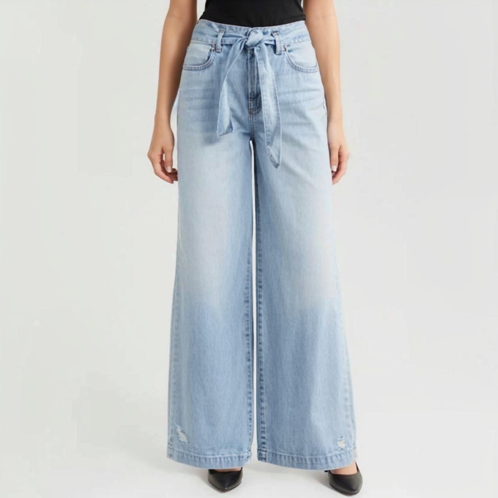 

Женские джинсы средней посадки, эластичные, модные, прямые, джинсовые брюки с карманами XXL