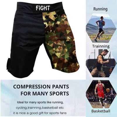 MMA hommes Shorts soldat armée marine Camouflage Muay Thai pantalon Kickboxing combat fitness Gym entraînement
