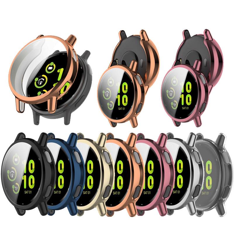 TPU Case Cover For Garmin Vivoactive 5 / Active 5 Soft Electroplating SmartWatch Screen Protector Frame Anti-scratch Full Cover
