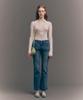 Seteo (W) Collar Button Long Sleeve Knit Cream