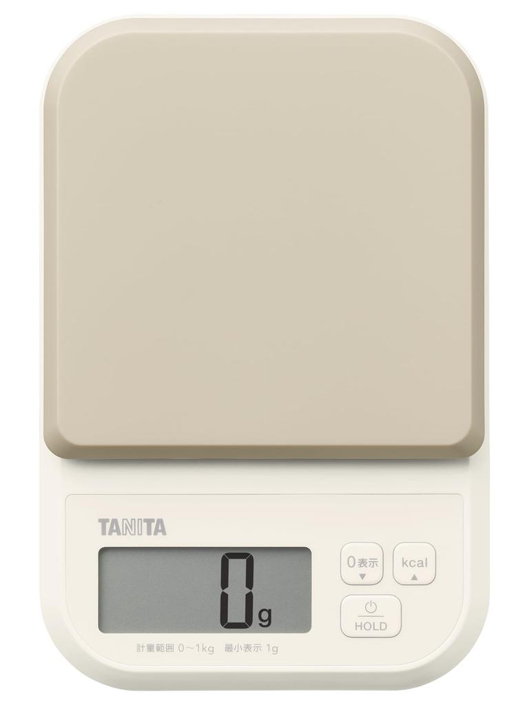 Tanita Cooking Scale Gray 1g Units Calorie Mode HOLD Mode Kitchen Scale Cooking Digital KJ-120
