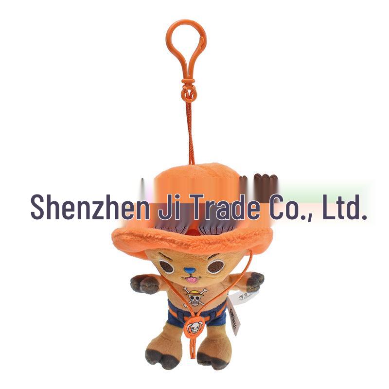 One Piece Luffy, Chopper & Zoro Plush Pendants – Creative Anime Dolls