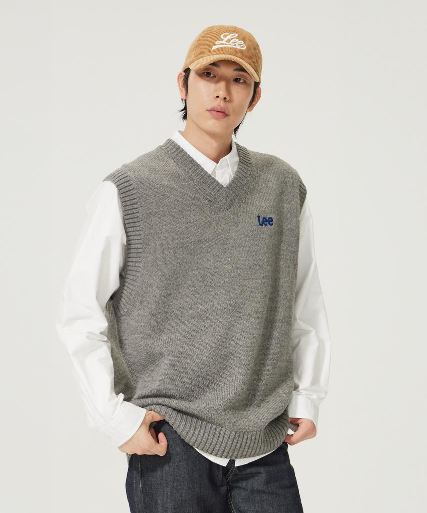 LEE Knit Vest Gray