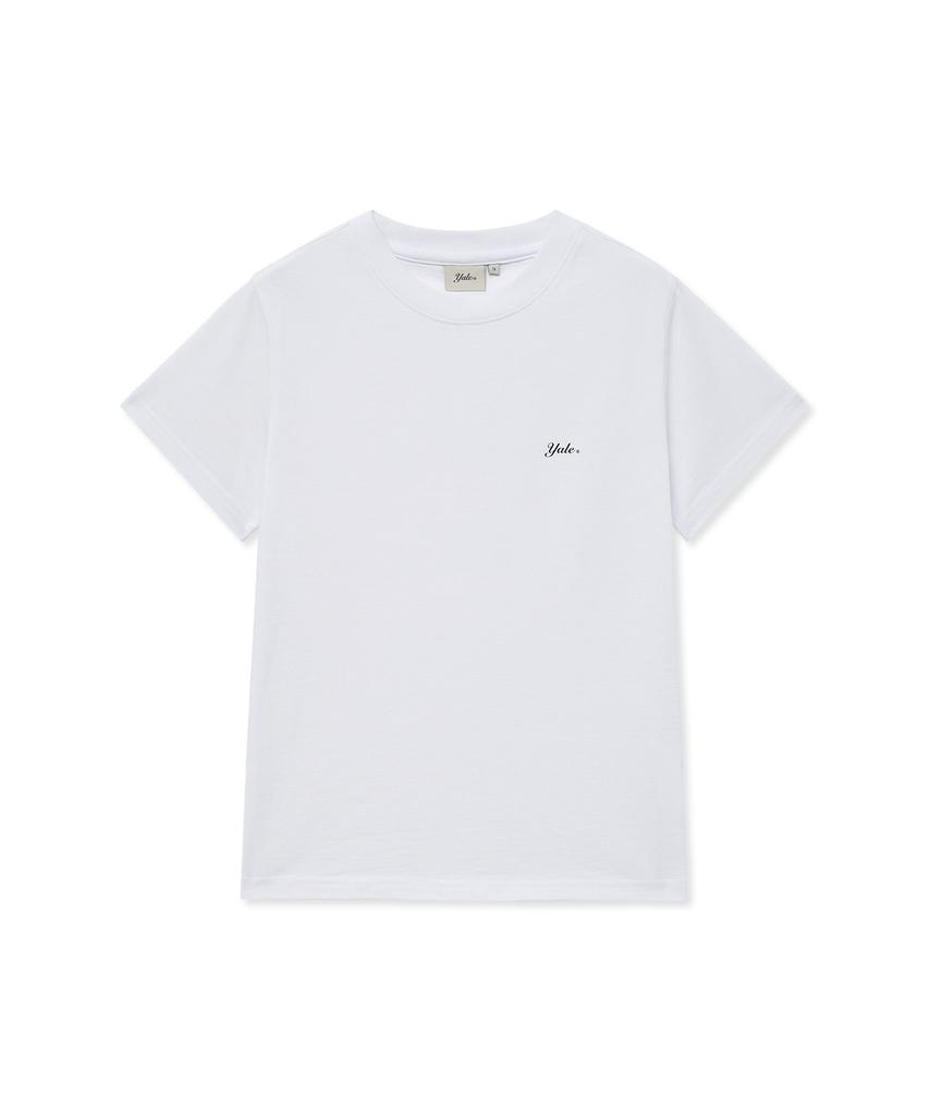 YALE [2Pack] Women'S Snello Logo Short Sleeve T-Shirt_White/Warm Gray