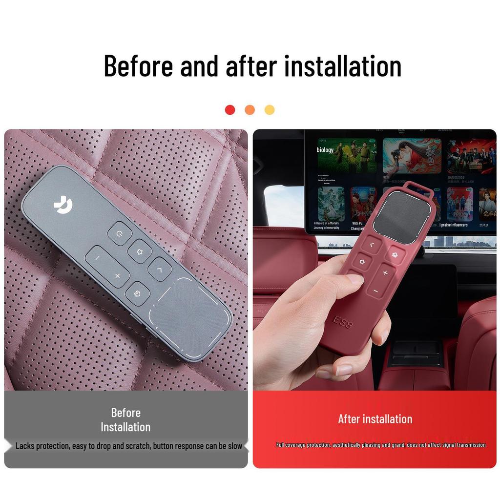 Silicone Protective Cover for Nio ES8 TV Remote & Car Interior