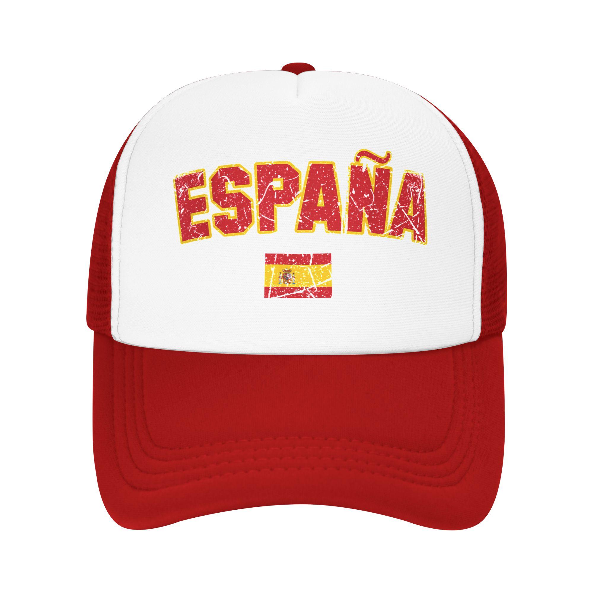 

Summer Sun Hats ESPANA Spain Flag Baseball Cap y2k Cool Hip Hop Hats Summer Unisex Adult Outdoor Sports Baseball Caps One Size
