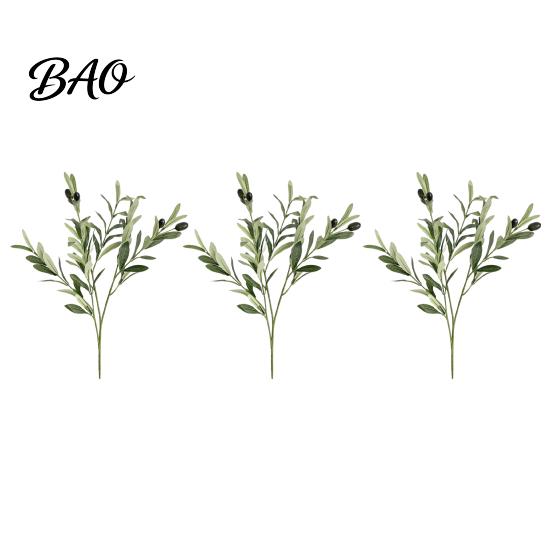 Artificial Olive Stems for Home Decor Faux Branches Vase, Tree Branches, DIY Fake Floral Arrangement Supplies Plants, Realistic Greenery Stems,