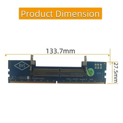 Laptop Ddr5 Ram To Desktop Ddr5 U-Dimm Adapter Protection Memory Card Converter Ddr5 Memory Ram Adapter Card