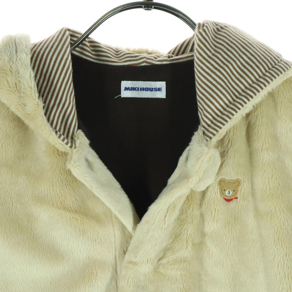 Unbenutzter Mikihouse Poncho 70-90 beige Bär Kinder Gebraucht