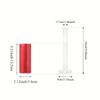 4 Pcs Slim Straight Glass Vases Modern Clear Tall Cylindrical Vases for Fresh & Artificial Flowers Arrangement Nordic Home Decor