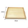 Elegantes Serviertablett aus Holz für die Unterhaltung zu Hause