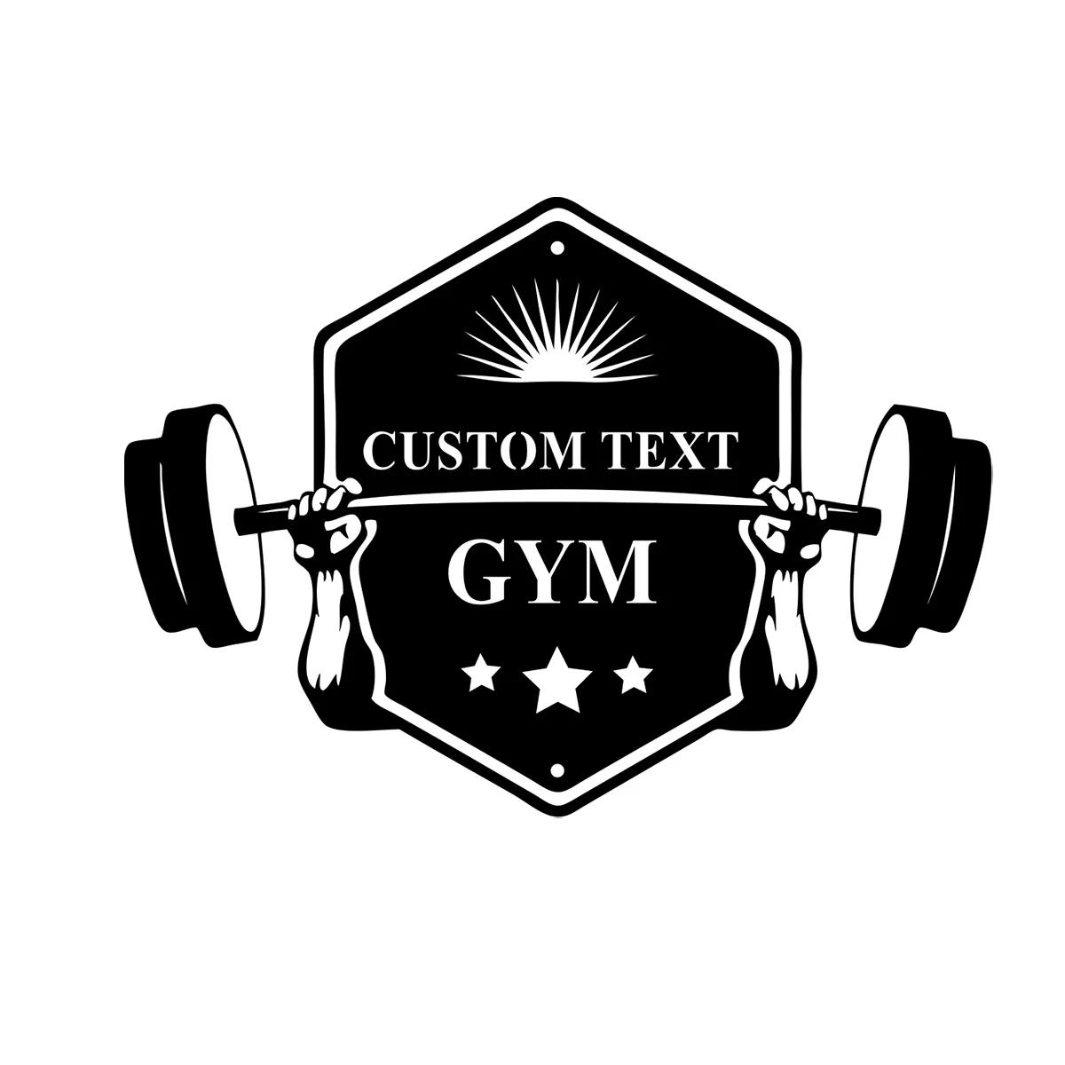 

Custom Gym Metal Sign, Personalized Fitness Wall Art, Home Gym Decor, Weight Lifter Gift, Laser Cut Steel Sign