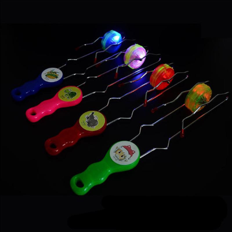 Creative Light-up Gyro Wheel Rail Twirler Spinning Flashing Gyro Science Toy Kids Gifts Educational