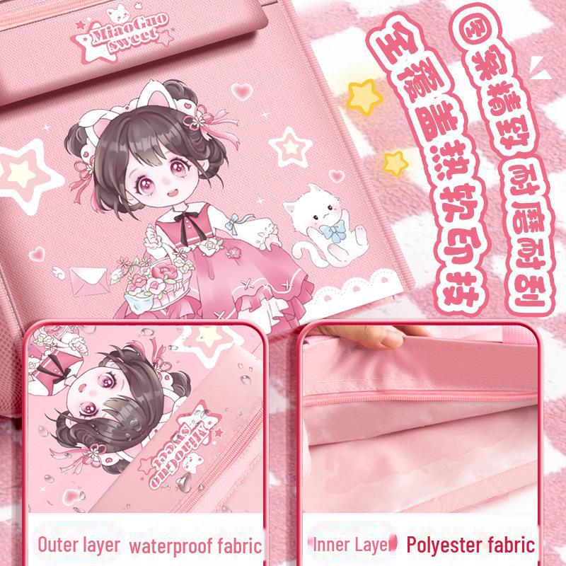 Handtaschen für die Grundschule: Große Büchertaschen und Tragetaschen für Lernmaterialien für Schüler.