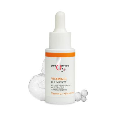 O3+ Sérum s vitamínem C pro zářivou pleť obličeje a krku, 30 ml, Rozjasňující a proti stárnutí, Denní péče o pleť