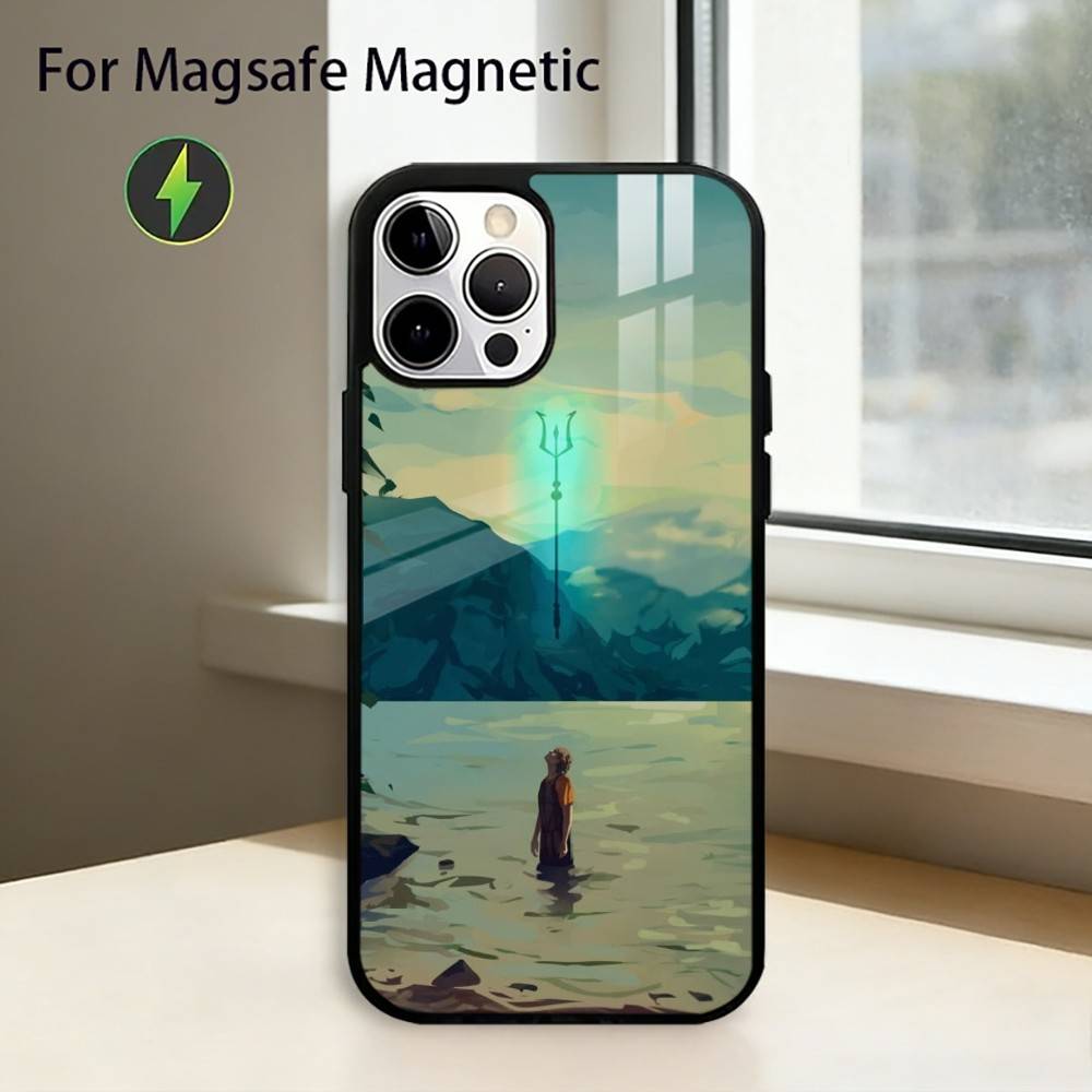 

Percy J-Jackson Phone Case For iPhone17,16,15,14,13,12,11 Plus,Pro Magnetic with Magsafe Wireless Charging iphone16e