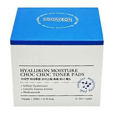 Su-Jin Hyaluronic Feuchtigkeits-Toner Pads 70 Stück, 1 Stück