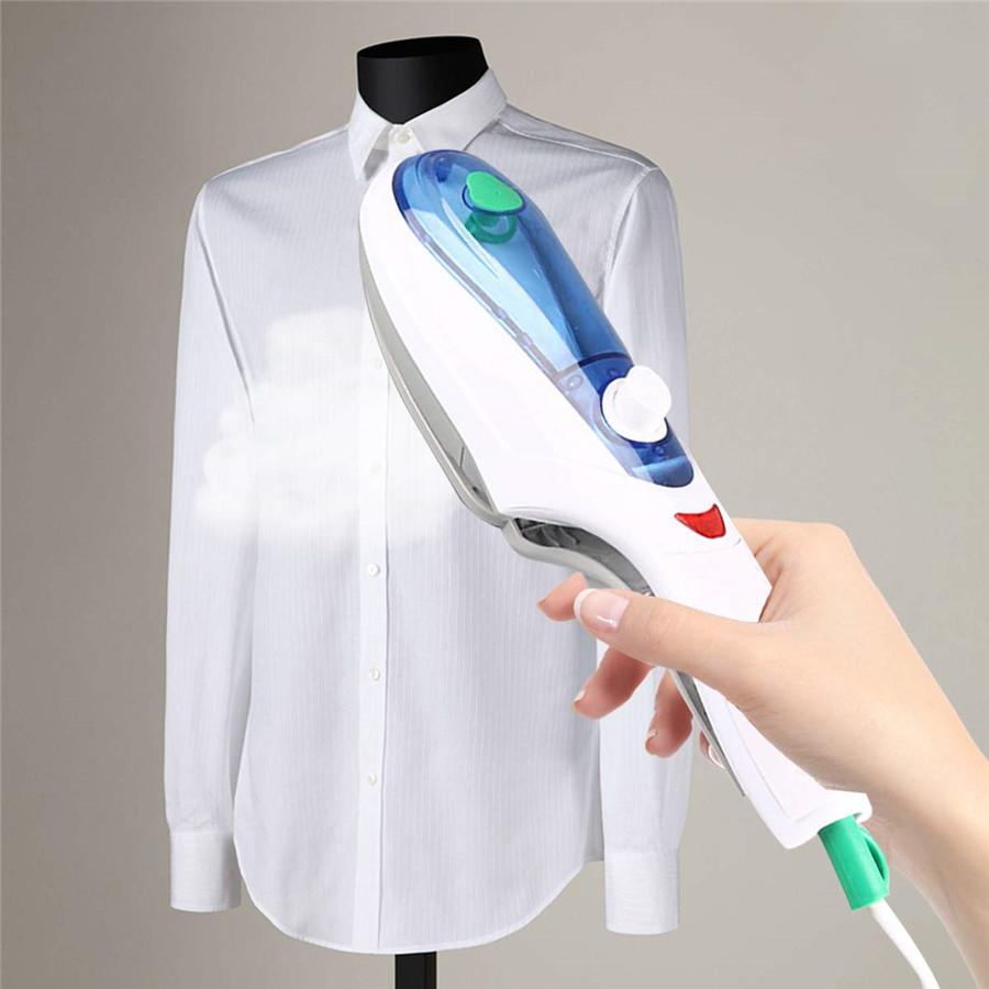 Clothes Portable Steam Iron Home Handheld Fabric Laundry Steamer Brush Travel