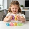 Maltose Glow Arowana Squeeze Toy Slow-Rising Silicone Fidget for Stress Relief Cute Fish-Shaped Decompression Gadget for Kids Adults