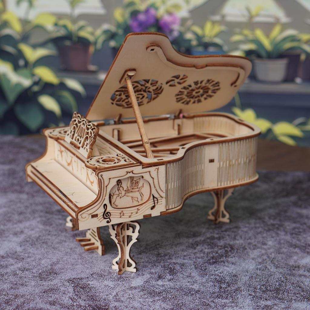 3D Wooden Puzzle for Adult DIY Piano Model Gifts for family and friends
