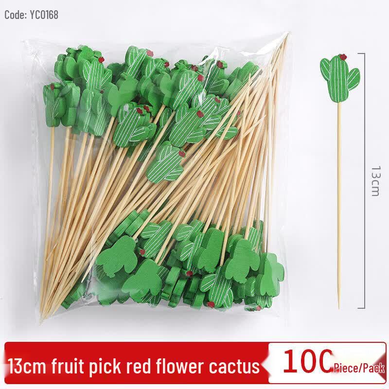 Disposable Bamboo Decorative Food Picks