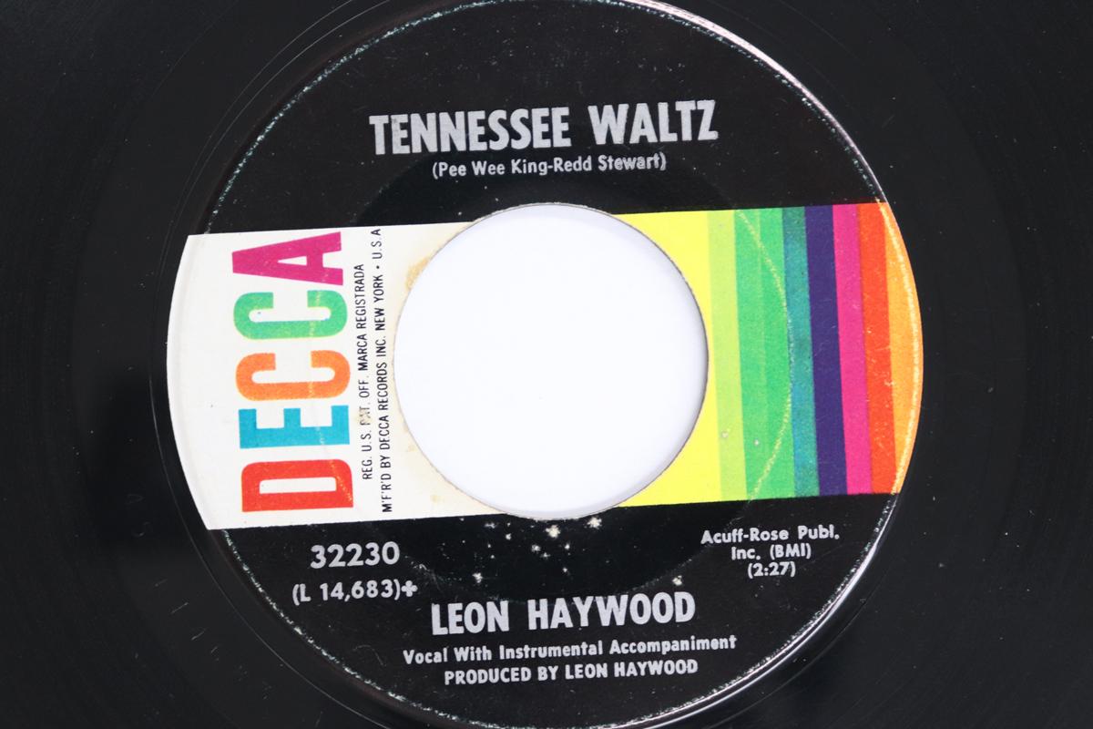 

7inch Record LEON HAYWOOD Mellow Moonlight 32230 Decca 1967 US SoulFunk Used
