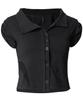Peulleeoeob Paneled Half Shirts (Fl-123_Black)