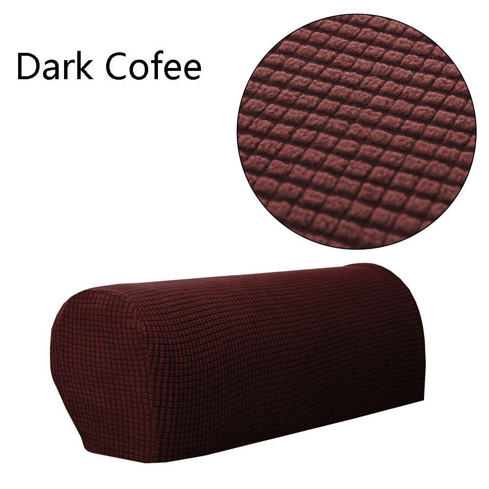 2PCS/SET New Stretchy Fleece Premium Armrest Covers Stretchy Chair Sofa Couch Arm Protector Stretch To Fit