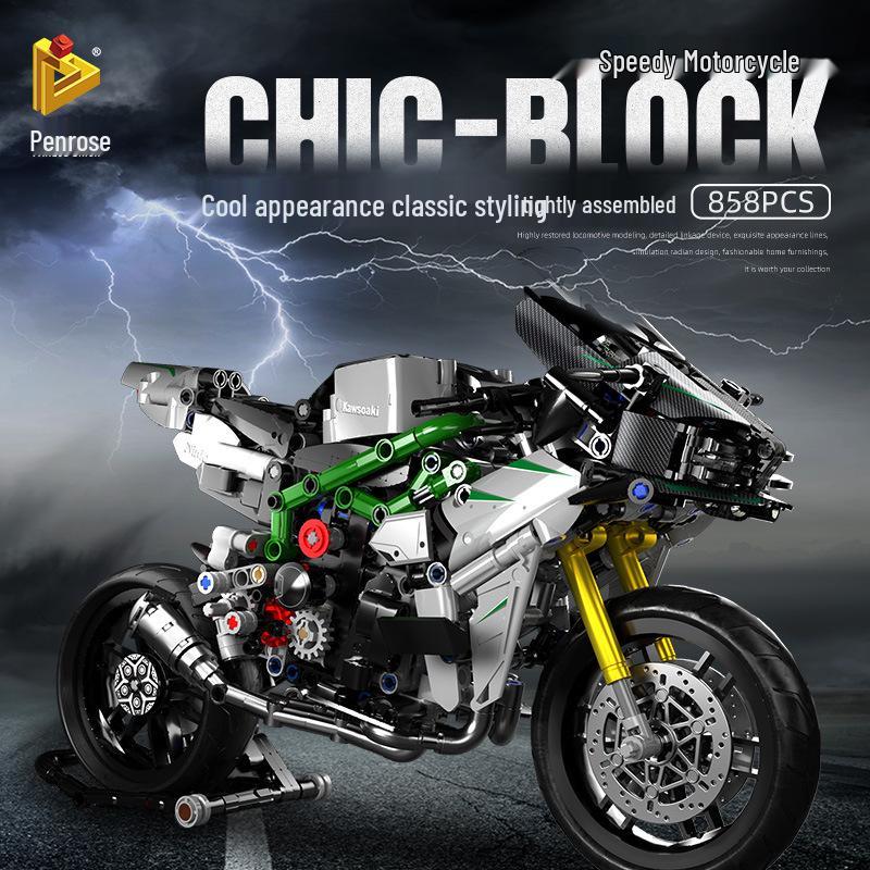 Ducati 1229 Big Devil Ninja M1000RR Motorcycle Building Blocks for Boys