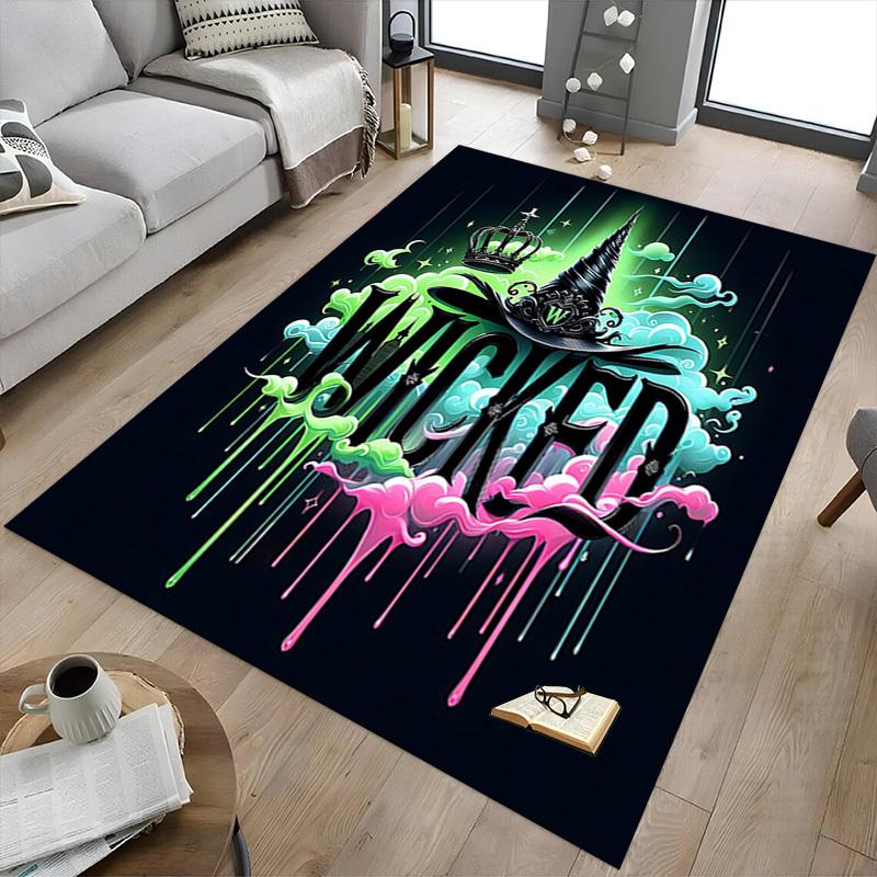 1PC Wicked Hat Extra Large Non Slip Floor carpet, Office, family, bedroom, Studio Large Area Rug Indoor Rugs