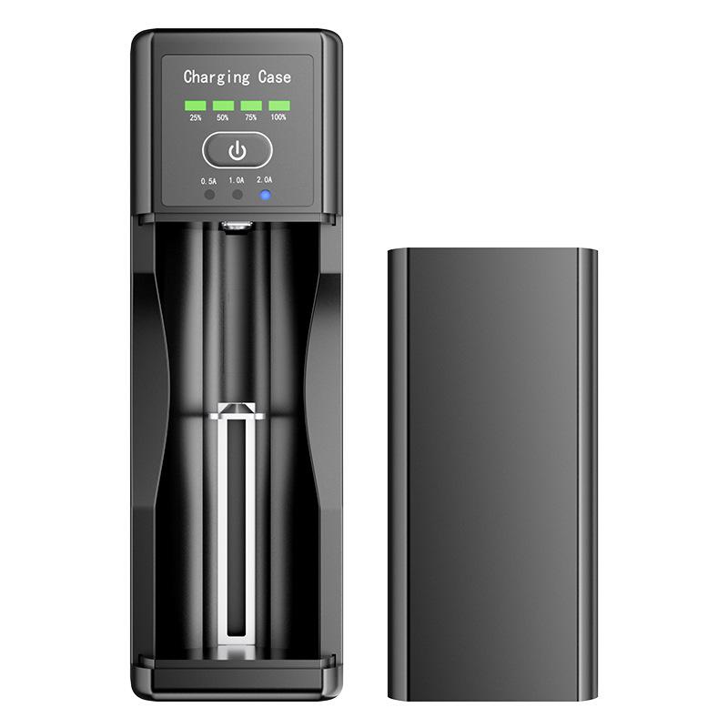 

18650/14500 Lithium USB Charger with Display чёрный