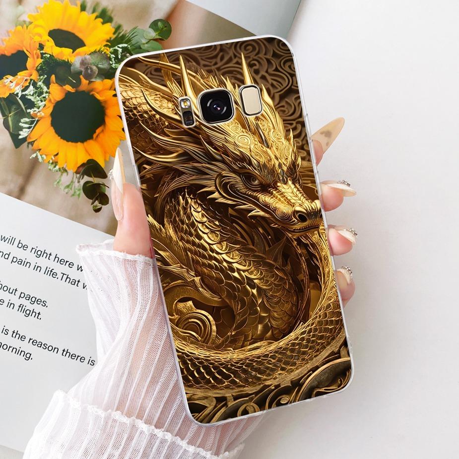 For Samsung Galaxy S8 Case SM-G950F Luxury Flowers Butterfly Painted Cover Soft Silicone Case For Samsung S8 Plus S8+ G955F Bags