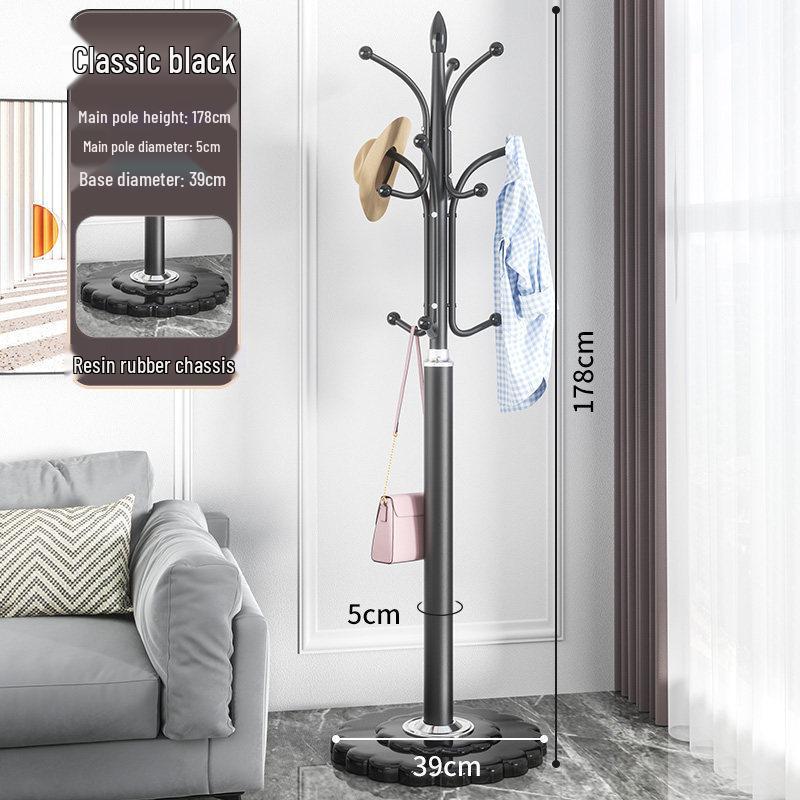 Modern Floor-Standing Coat and Clothes Rack for Bedroom or Living Room