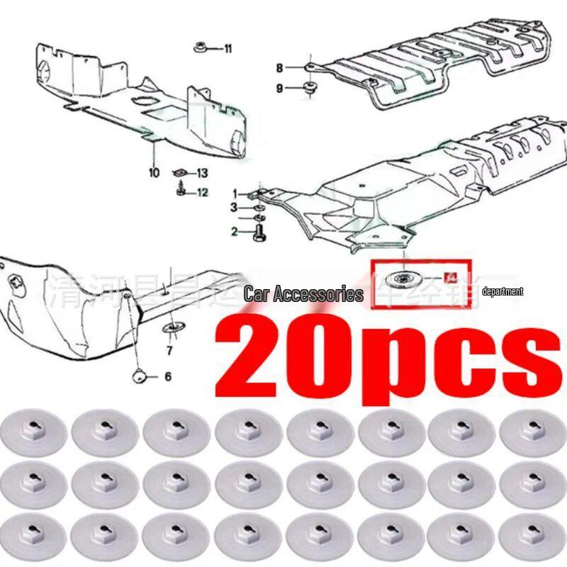 BMW X1234567 Series Gearbox Driveshaft Cover Luggage Compartment Floor Nut