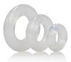 Set of 3 Transparent Cockrings Ring Set - Calexotics - Flexible Cockrings