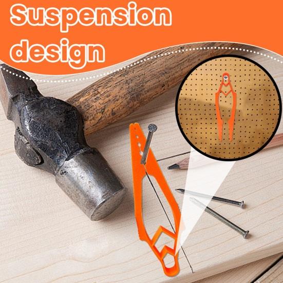 2Pcs Hammering Nail Holder Keep Finger Safe Hammer Nail Screw Holder Plier Finger Protector Carpenter Repair Woodworking Protect Hand Tools