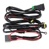 Relay Fog Lamps Socket Wire Connector 40A Heat Proof Waterproofing H11 Fog Light Relay Wiring Harness with Switch