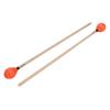 1 Pair Marimba Mallets Medium Hard Yarn Head with Maple Handle for Percussion Playing MQ‑06