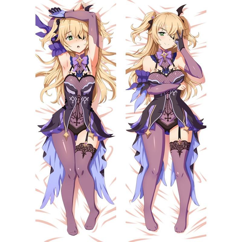 

Чехол для игры Fischl Dakimakura 60x180 см, чехол для игры Genshin Impact, косплей, обнимающая наволочка для тела, наволочка для постельного белья, наволочка