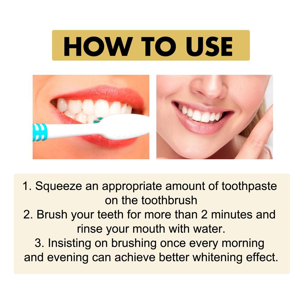 Zubní pasta na opravu dásní Odstranění zubního kazu Chránit gingivu Ošetření špatného dechu Vyblednutí zubních skvrn Deep Clean Rozjasňující zubní pasta